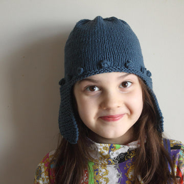 Bobble Earflap Hat