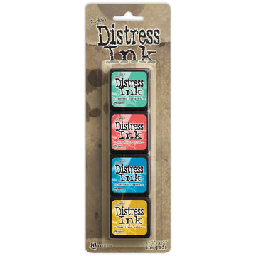Ranger Tim Holtz Distress Mini Ink Pads 4/Pkg - Kit 13