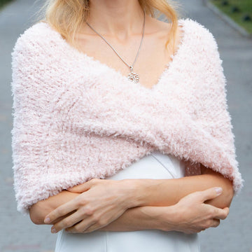 Knitting Pattern Knit Faux Fur Wrap