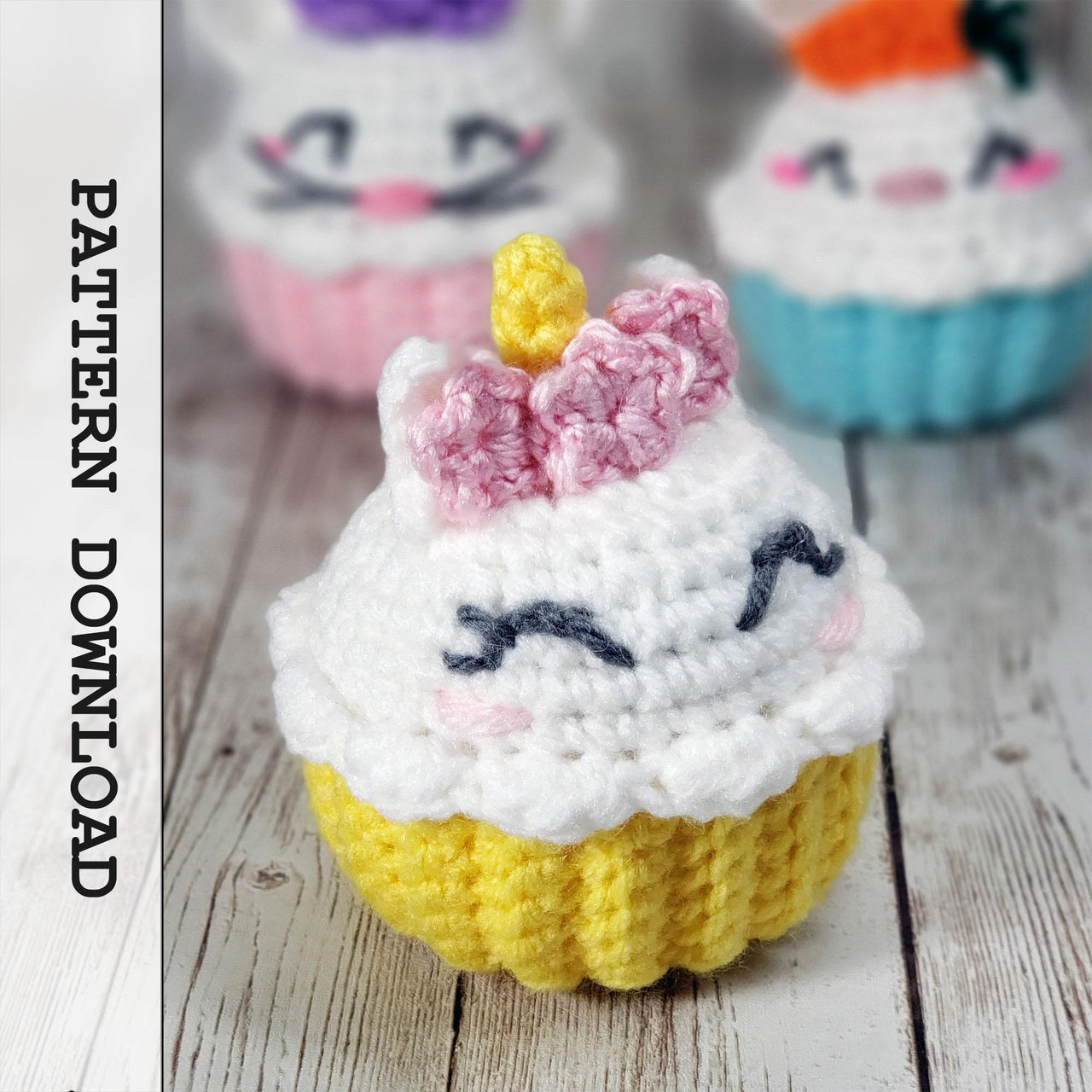 Unicorn Cupcake Amigurumi