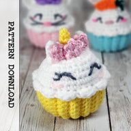 Unicorn Cupcake Amigurumi