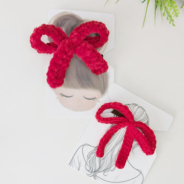 Crochet Bow 3 in 1 Pattern, Simple Hair Accessories