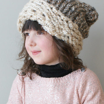 Chunky Double Tassel Hat (Hat005)