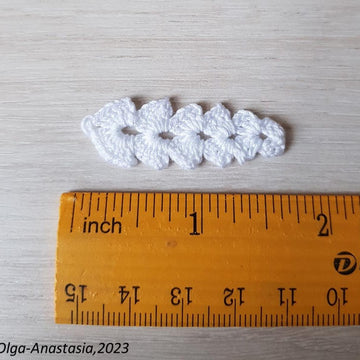 Christmas decor - crochet icicle