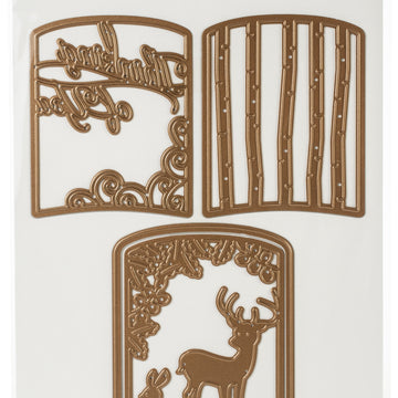 Spellbinders Shapeabilities Dies By Becca Feeken - Layered Thinking Of You Woodland Scene