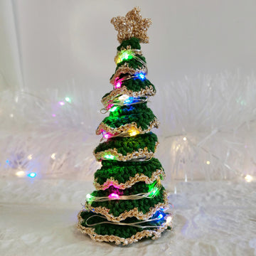 Golden Edged Mini Christmas Tree
