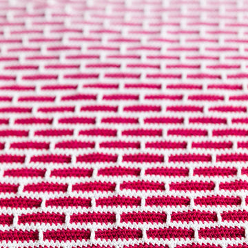 Brickwork baby blanket