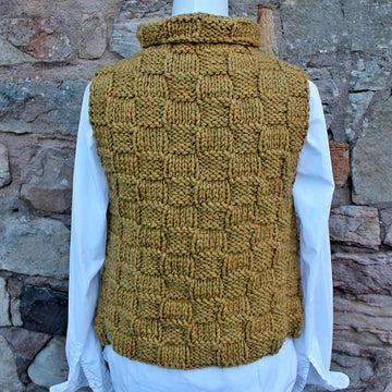 Dijon wrap/sleeveless jacket