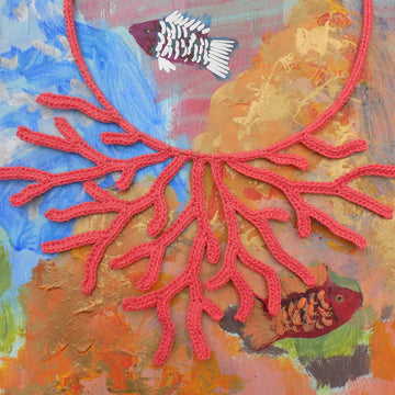 Coral Statement Necklace