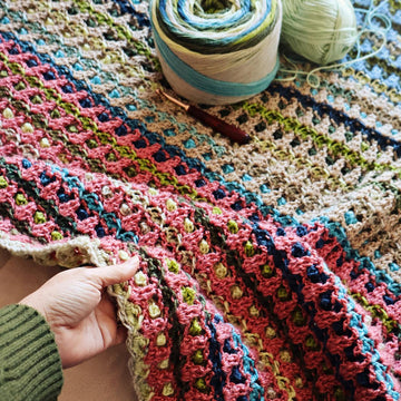 Water Garden Afghan
