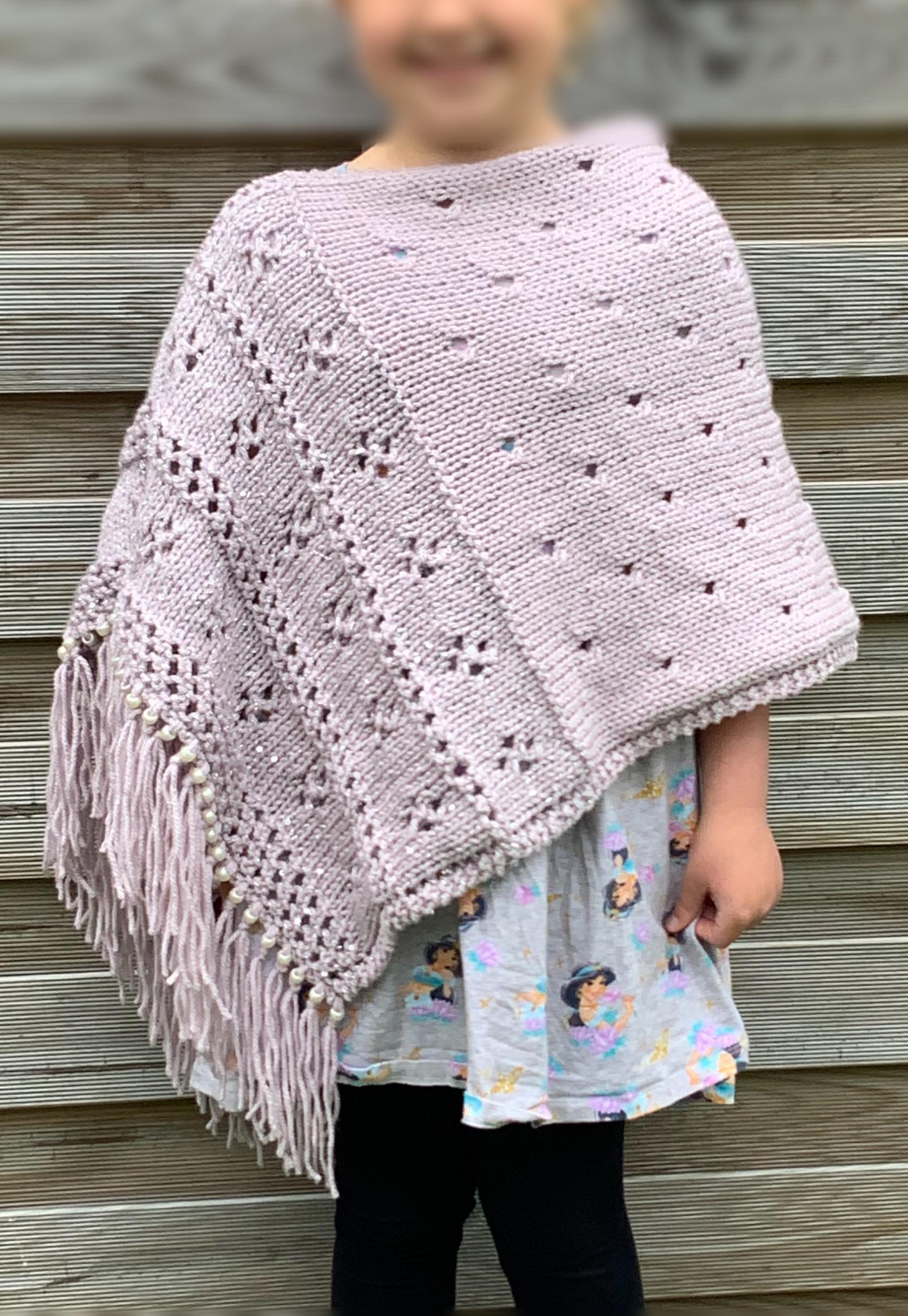 'Sea Sparkle' Poncho/Wrap