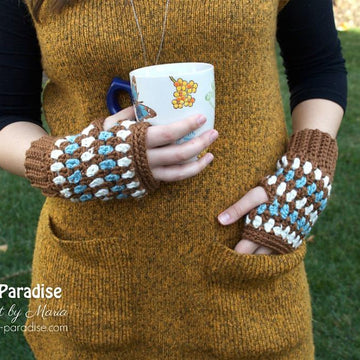 Diamonds and Gems Fingerless Gloves & Boot Cuffs