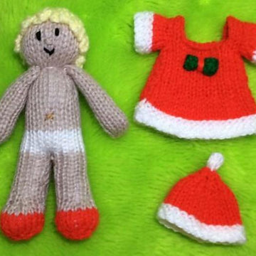 Holly Christmas Doll