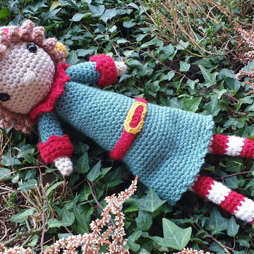 Christmas crochet amigurumi dolls angel elf rudolph santa claus grandma