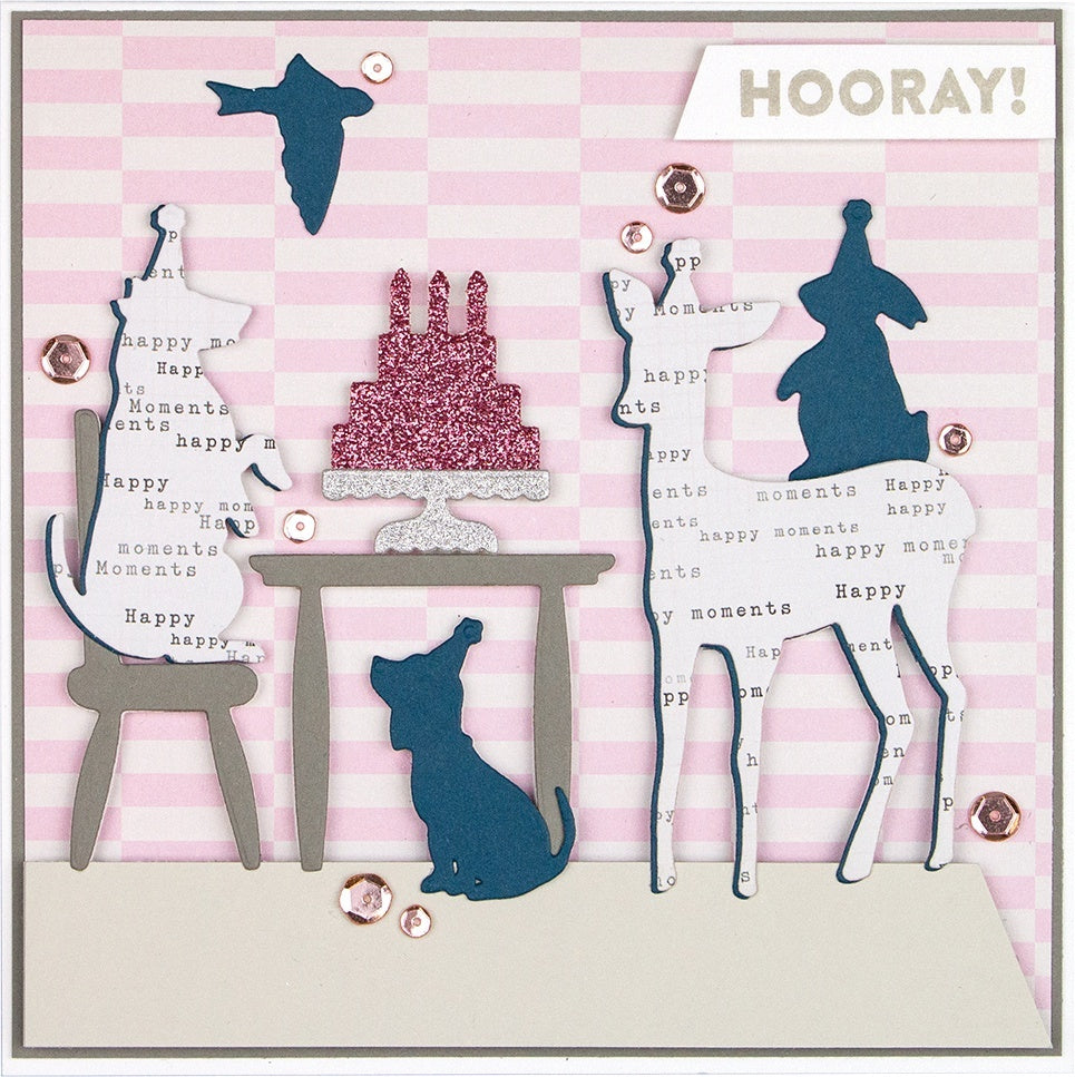 Spellbinders Shapeabilities Dies - Birthday Animals