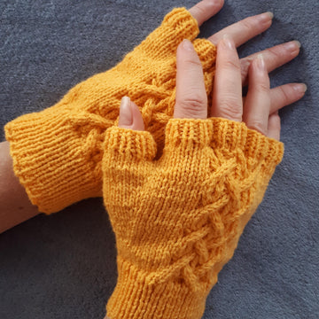 Entwined Fingerless Gloves