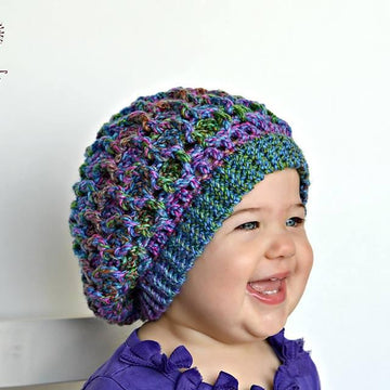 Chunky Honeycomb Ridges Slouch