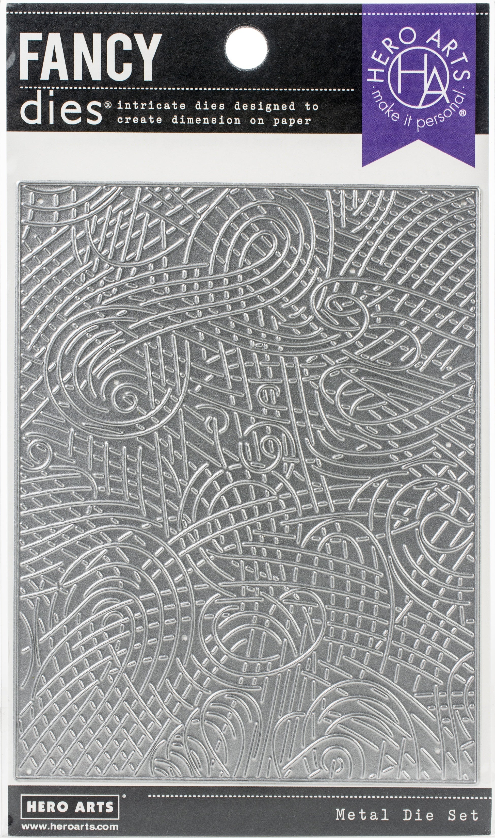 Hero Arts Fancy Dies - Lines And Swirls Texture