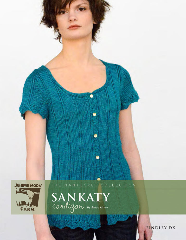 Sankaty Cardigan in Juniper Moon Findley DK - Downloadable PDF