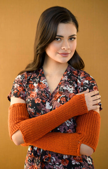 Autumn Light Gauntlets in Lion Brand Vanna's Choice - 90679AD