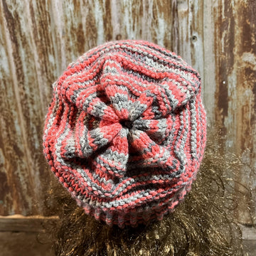 River Oaks Beanie -- a loom knit pattern