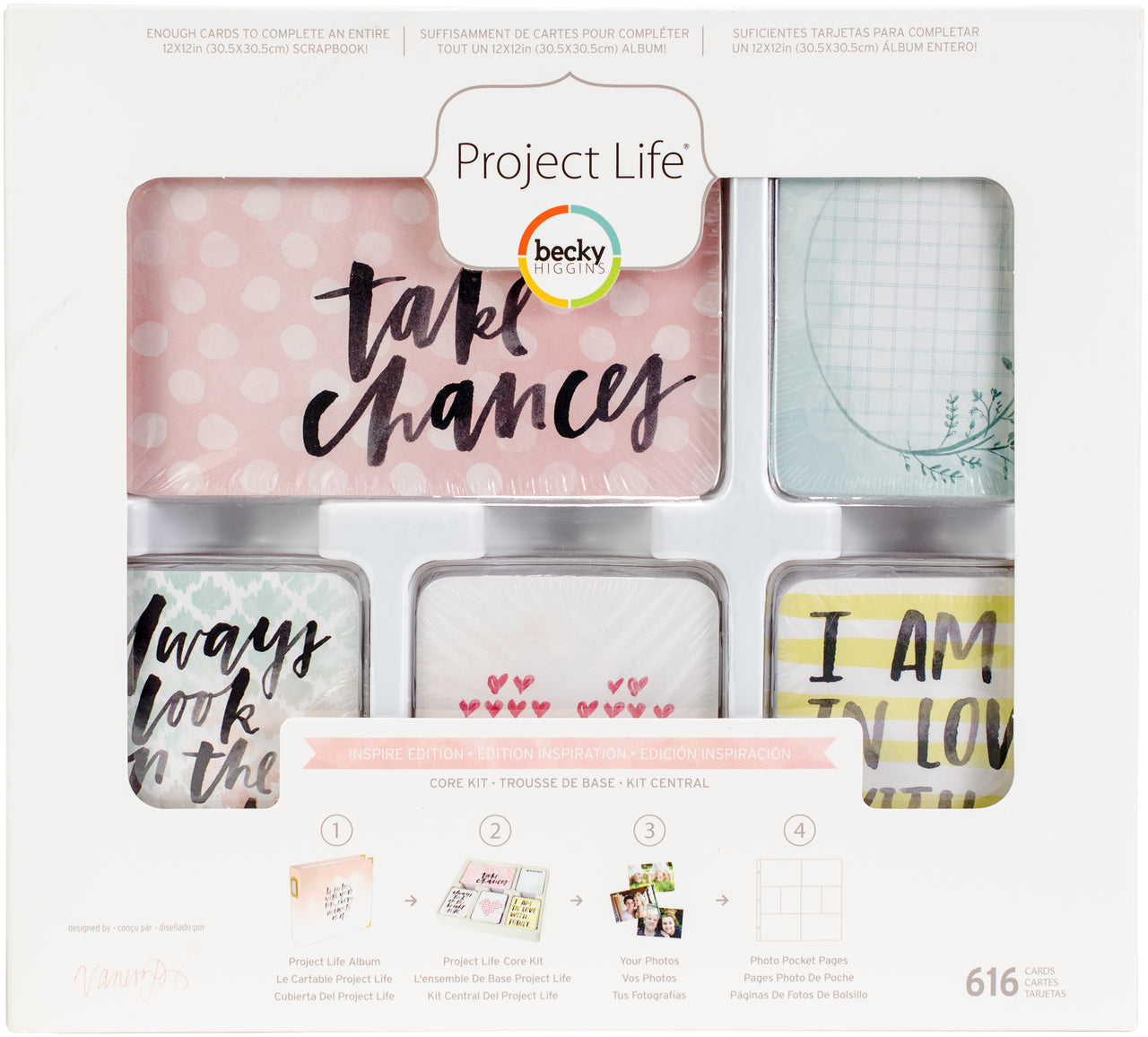 American Crafts Project Life Core Kit - Inspire, 616/Pkg