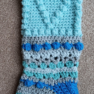 Love Heart Crochet Stocking