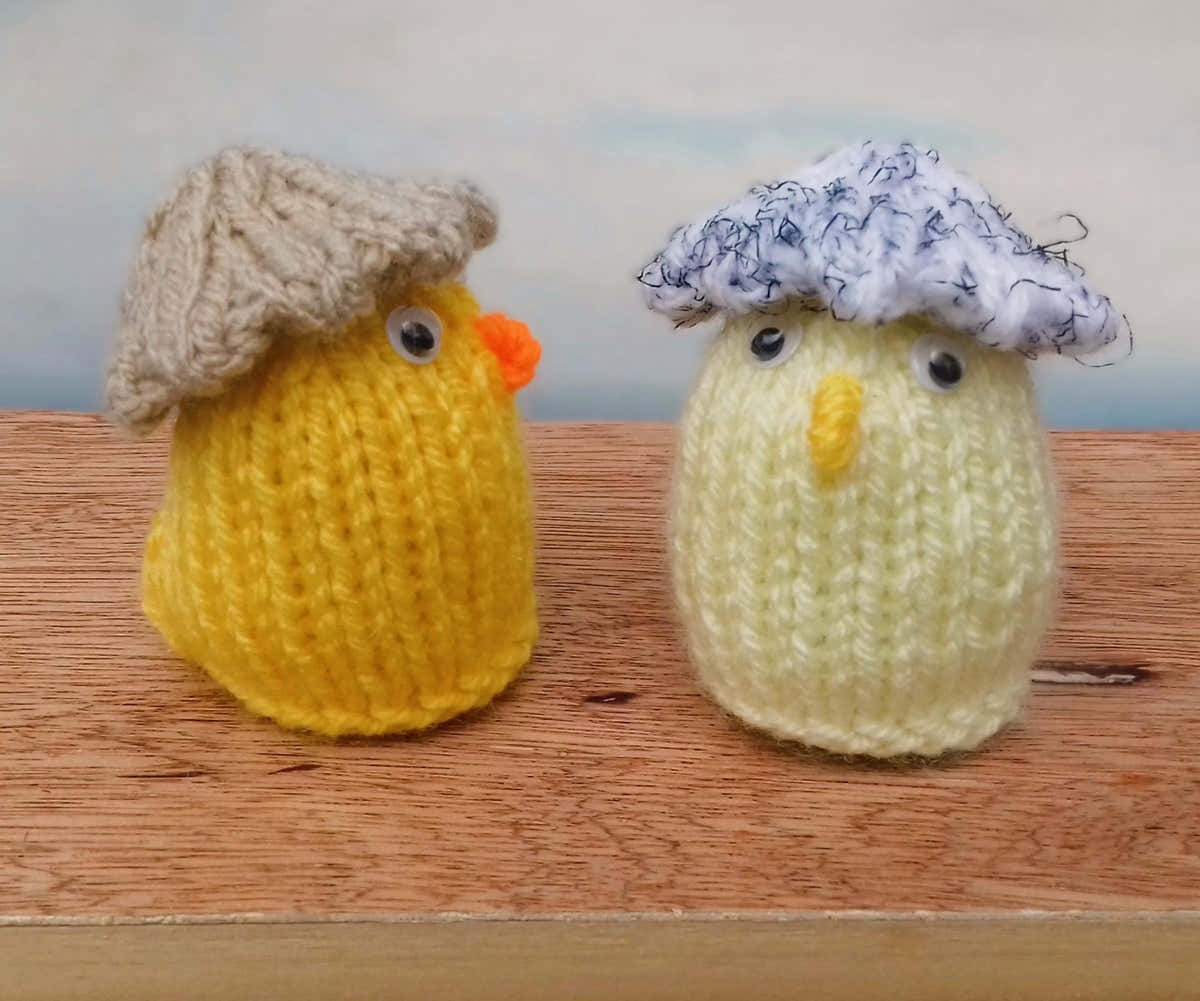 Chicks in Eggshell Hats - Creme Egg Covers