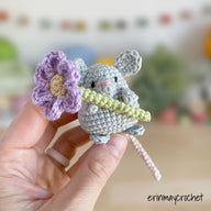 Teacup the Mouse Amigurumi Crochet Pattern