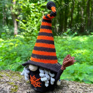 Halloween Witch with Broom