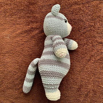 Tabby Cat Amigurumi Doll Plushie