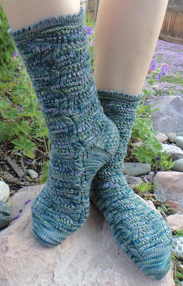 Veering Socks