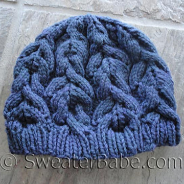 #121 Sumptuously Cabled Hat