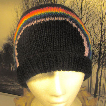 RAINBOW BEANIE HAT