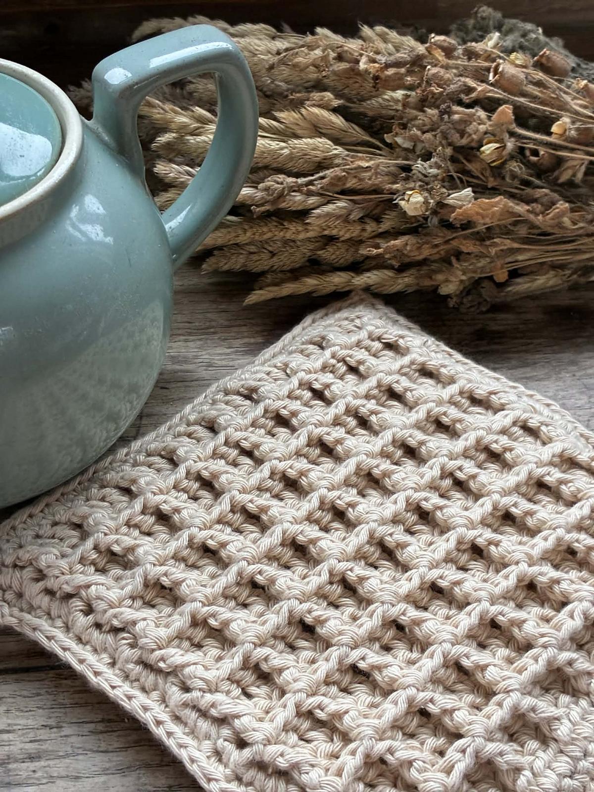 Double Layered Waffle Hot Pad