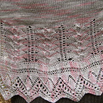 Gardenia Long Wingspan Shawl