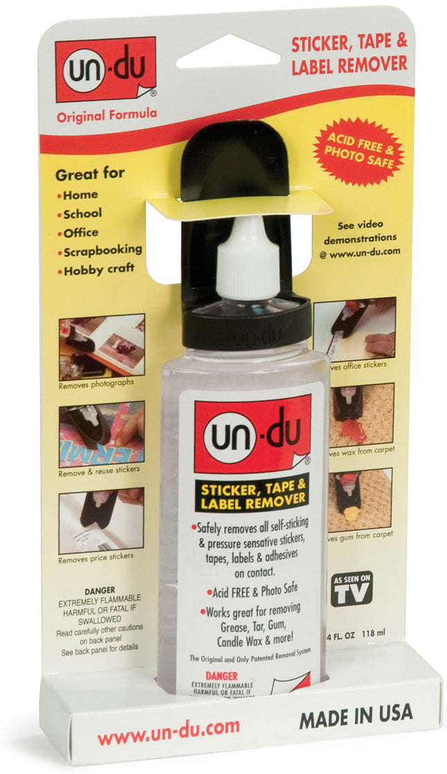 Un Du Products Un-Du Sticker, Tape & Label Remover 4oz - 226344