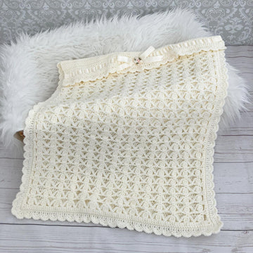 208-Moses Basket Blanket Crochet Pattern - 208
