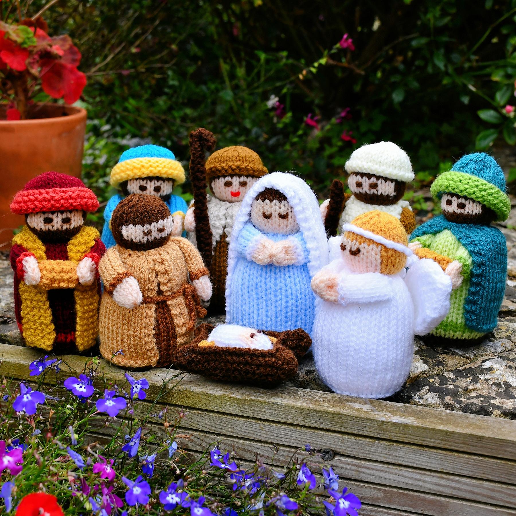 Nativity Story Dolls Knitting Pattern - Toy Knitting Pattern