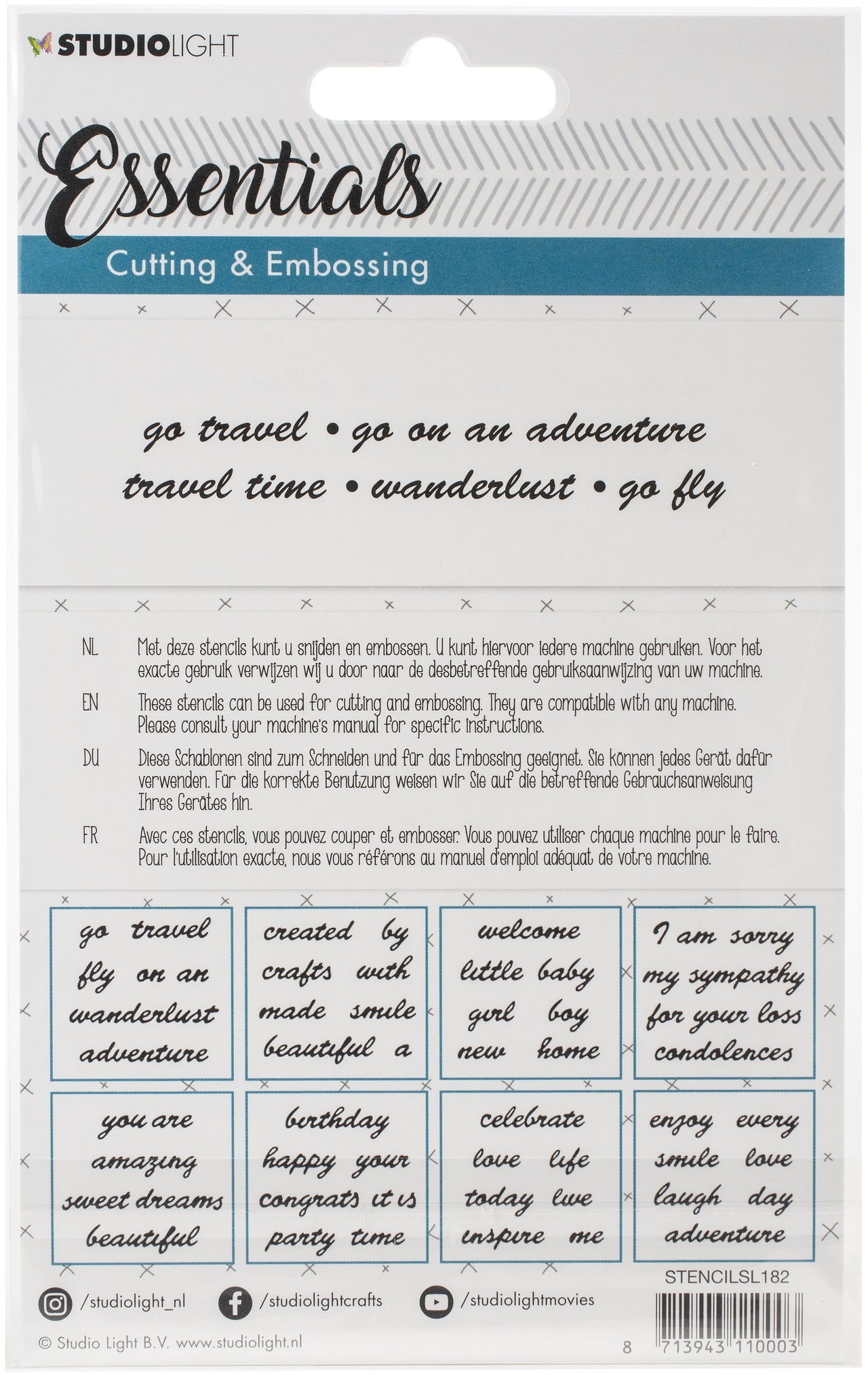 Studio Light Essentials Cutting & Embossing Die - 594879