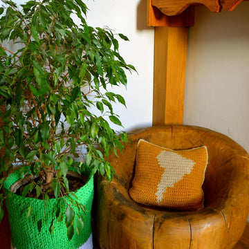 South America Map Pillow