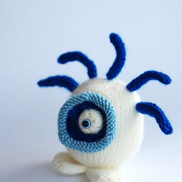 Blue eye sweet and funny monster