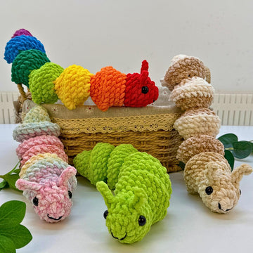 Caterpillar Crochet No Sew