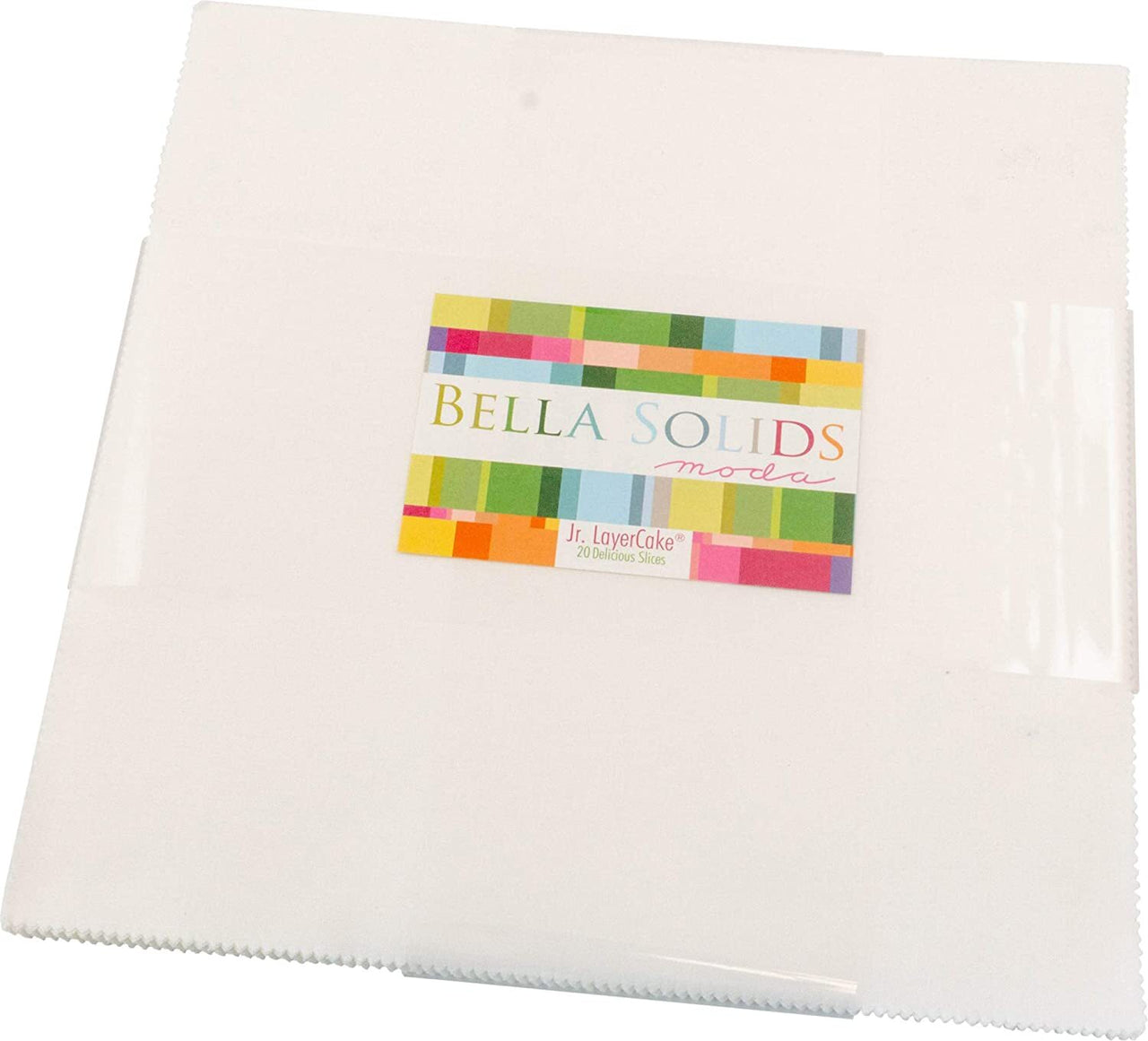 Moda Fabrics Bella Solids Junior Layer Cake - Off White