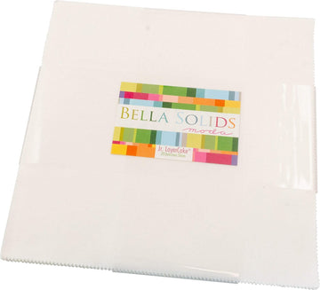 Moda Fabrics Bella Solids Junior Layer Cake - Off White