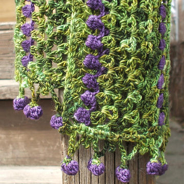 Dancing Crocus Scarf and Infinity Scarf