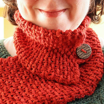 Luxurious Loom-Knit Neckwarmer