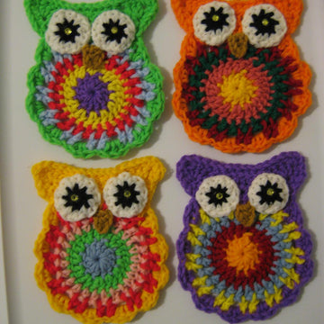 Owl Coaster / Owl appliqué