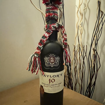 Christmas Bottle Topper Set Knitting Pattern