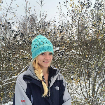 XOXO Reversible Slouchy Beanie